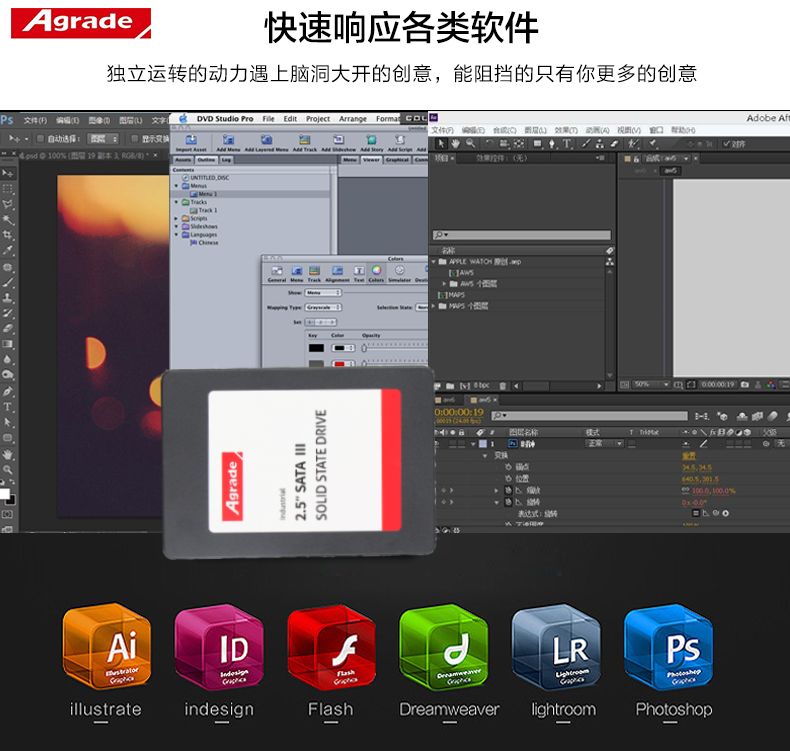 睿達Agrade工業(yè)級SSD固態(tài)硬盤