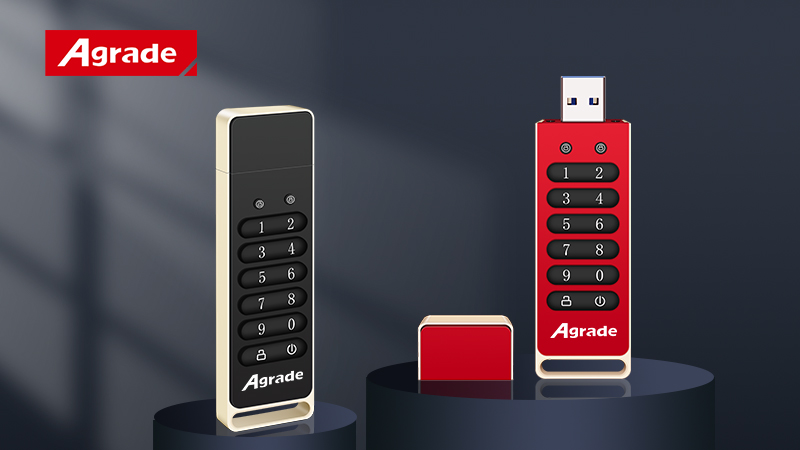 Agrade睿達存儲推出數(shù)字按鍵加密U盤